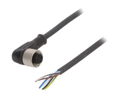 Cablu Conectare M12 5 PIN-uri 5m 24VAC 4A IP67 foto