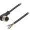 Cablu Conectare M12 5 PIN-uri 5m 24VAC 4A IP67