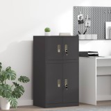 vidaXL Dulap de depozitare Negru 60 x 40 x 40 cm Oțel 891712