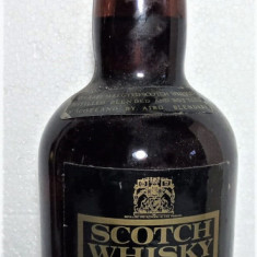 whisky W5 SCOTCH WHISKY DUBLE-U-FIVE , OVER 5 YEARS, CL. 75 gr 40 ANII 1980