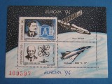 A11 TX3 6 - 1994 - Europa 94 - colita dantelata, Spatiu, Nestampilat