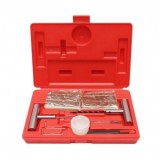 Trusa vulcanizare anvelope tubeless la rece cu snur 100mm, ac insertie, ac spirala, lubrifiant, cutter, chei imbus 57 piese X-TRA SEAL