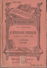 Ion Luca Caragiale - O scrisoare pierduta