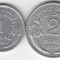 FRANTA - SET 1 Franc 1957 + 2 Francs 1959 , LF1.25