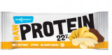 Baton proteic cu banane si cacao Raw protein 22%, 50g, Max Sport, Maxsport