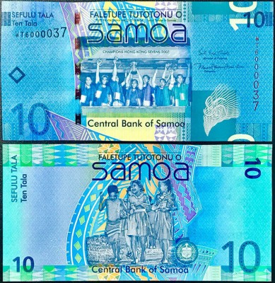 !!! SAMOA - 10 TALA (2017) - P 39 b - UNC foto