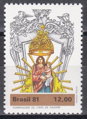 Brazilia 1981 - Festivalul Maicii Domnului din Nazaret, Bel&amp;eacute;m, Par&amp;aacute;, Brazilia, MNH foto