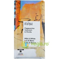 Ciocolata cu Lapte, Cappuccino si Ciocolata Alba Ecologica/Bio 100g