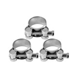 Set 3 cleme zincate cu surub 27-29/18mm Vorel 73791