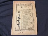Revista Ideea anul III nr 3-4 / septembrie-octombrie 1923 !
