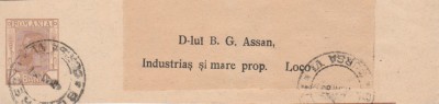 1897 Banderola ziare Bazil G. Assan, explorator, primul automobil din Bucuresti foto