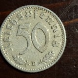 Germania Nazista 50 reichspfennig 1940 D