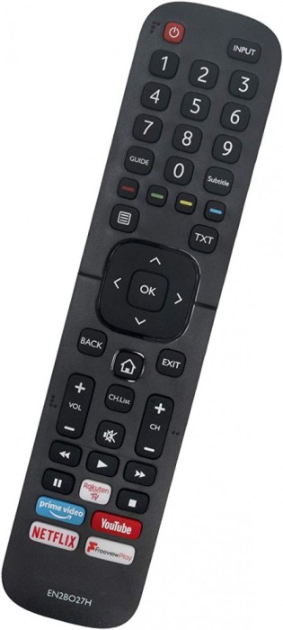 Telecomanda Universala EN2BO27H Pentru Hisense Lcd, Led si Smart Tv Gata de Utilizare