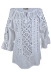 Bluza dama tip ie RD24, alb/gri , marimea 2XL