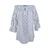 Bluza dama tip ie RD24, alb/gri , marimea XL