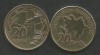 AZERBAIJAN / AZERBAIDJAN 20 QUAPIK 2006 [1] KM 43 , XF , liv in cartonas, Asia, Fier
