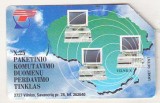bnk card Cartele telefonice - Lithuania - URMET - X.25 Computers - Col:LT-LTV-M012
