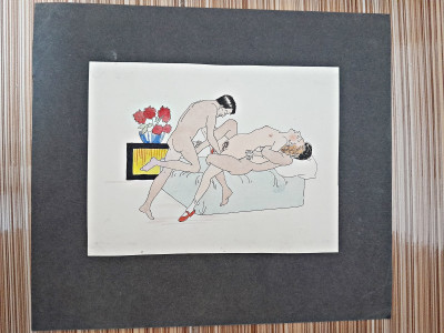 Desen erotic (cu passepartout) foto
