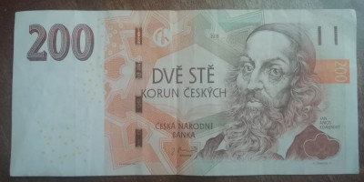 M1 - Bancnota foarte veche - Cehia - 200 coroane - 2018 foto