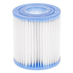 Filtru curatare pentru pompa piscina,model 601 602G,O9 x 10 cm, alb albastru