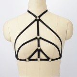 BRA281-1 Lenjerie tip ham fetish din benzi elastice reglabile