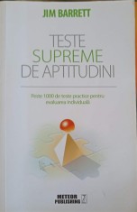 TESTE SUPREME DE APTITUDINI-JIM BARRETT-252339