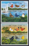 Maldive - FLUTURI - 2 BL - MNH, Nestampilat