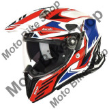 MBS AIROH HELM COMMANDER, red-blue gloss, L=59-60, 19/128, Cod Produs: CMCA55LAU