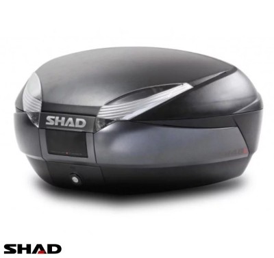 Cutie portbagaj (topcase) Shad model SH48 culoare: negru (volum: 48 litri) &amp;ndash; include placa de montaj foto