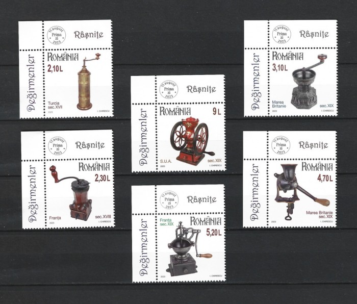 ROMANIA 2023 - RASNITE, SERIA CU COLT DIN COALA DE POSTA, MNH - LP 2429