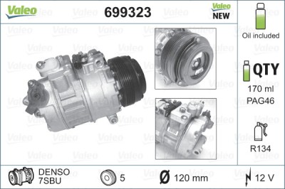 VALEO 699323 VALEO CORE-FLEX Compresor, climatizare foto