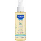 Ulei de Masaj, Mustela, Baby Oil, cu Extract de Avocado, Testat Dermatologic, Hipoalergenic, 100ml