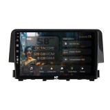 Navigatie Honda Civic X (2015-2021) 8GB RAM Android Octacore Slot Sim 4G DSP GPS Wi-FI Carplay Android Auto USB Bluetooth Waze Touchscreen 9 Inch