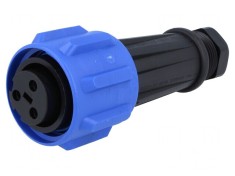 Mufă Circulară Mamă 3 PIN Filet Interior PX0911/03/S