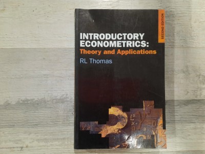 Introductory econometrics: theory and applications -RL.Thomas foto