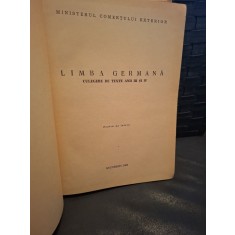 Limba Germană - Ministerul Comerțului Exterior