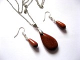 Set bijuterii cu goldstone 52123