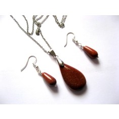 Set bijuterii cu goldstone 52123