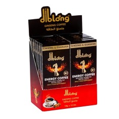Set 12 plicuri-Supliment alimentar Diblong Energy Coffee pentru barbati, formula de cafea instant cu plante care sustin sanatatea sexuala si functia e