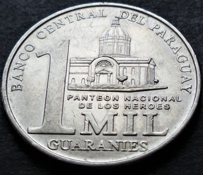 Moneda exotica 1000 GUARANIES - PARAGUAY, anul 2008 *cod 3786 foto