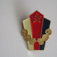 M3 Q 28 - insigna - tematica comunism - steaua rosie - Ungaria