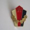 QW9 N8 28 - insigna - tematica comunism - steaua rosie - Ungaria