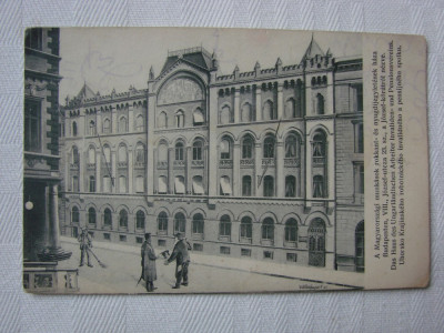 Carte postala BUDAPESTA, Ungaria, 1907 foto