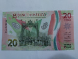Mexic 20 Pesos Comemorativa 2021 Polimer Seria AC Semnatura 1 UNC