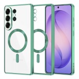 Husa MagSafe pentru Samsung Galaxy S26 Ultra S948, Techsuit, Luxury Crystal, Verde Deschis