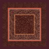 Batic matase naturala Animal Print Maro 90x90cm Italia