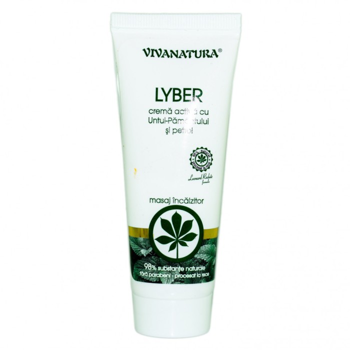 CREMA&quot;LYBER&quot; ANTIREUMATICA CU UNTUL PAMANTULUI SI PETROL(MASAJ INCALZITOR) 75ml