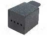 Carcasa ABS, 31mmx36mmx31mm, MASZCZYK - KM-16/BK