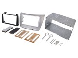 Cadru radio 2 DIN argintie pentru Lancia Delta - PER.PIC.