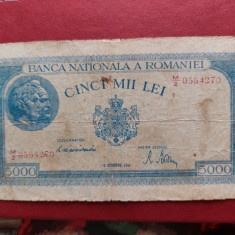 Bancnota 5000 lei 1944 Romania